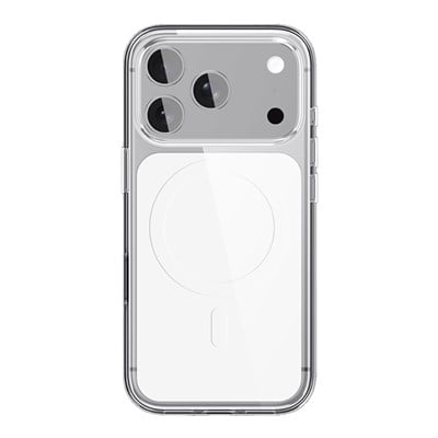 Apple iPhone 17 Pro Kılıf M-safe Şarj Özellikli Şeffaf Tasarımlı Wlons Apel Kapak