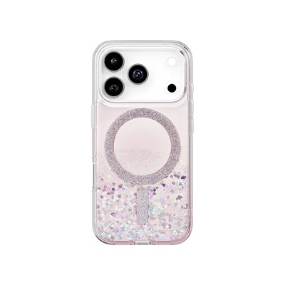 Apple iPhone 17 Pro Kılıf M-safe Şarj Özellikli Parlak Halkalı Coehl Solea Kapak