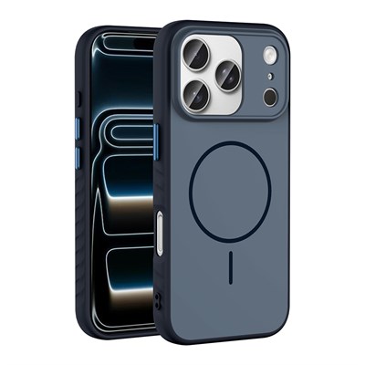 Apple iPhone 17 Pro Kılıf M-safe Şarj Özellikli Zore Tea Kapak
