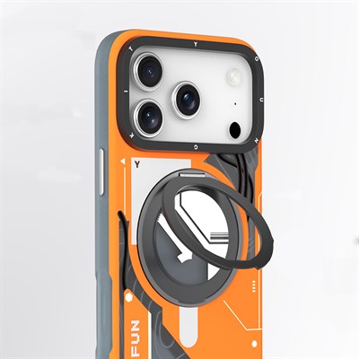 Apple iPhone 17 Pro Kılıf M-safe Şarj Özellikli Pitaka Tactile Woven Sunset-Moonrise Aramid Pro Guard Serisi Kapak