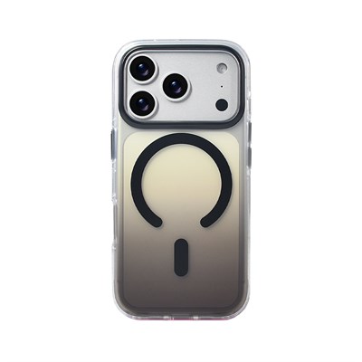 Apple iPhone 17 Pro Kılıf M-safe Şarj Özellikli Transparan Renk Geçişli Zore Toros Kapak