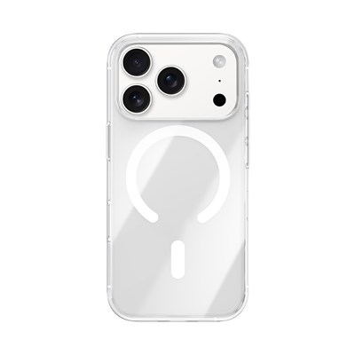 Apple iPhone 17 Pro Kılıf M-safe Şarj Özellikli Benks ​​​​​​Crystal Serisi Şeffaf Kapak