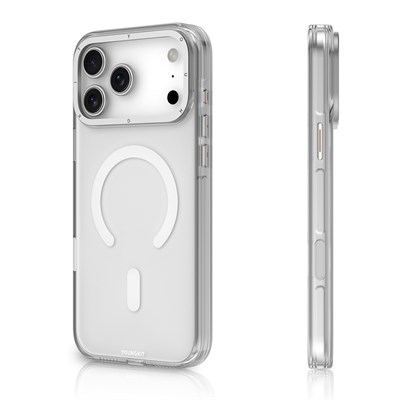 Apple iPhone 17 Pro Kılıf M-safe Şarj Özellikli Şeffaf Youngkit Crystal Shield Serisi Kapak