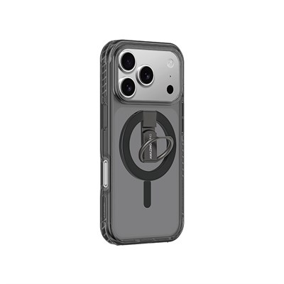 Apple iPhone 17 Pro Kılıf M-safe Şarj Özellikli Yüzük Standlı Amazingthing Titan Pro Serisi Kapak