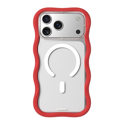 Apple iPhone 17 Pro Kılıf M-safe Şarj Özellikli Youngkit Wave Clear Serisi Kapak
