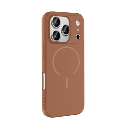 Apple iPhone 17 Pro Kılıf M-safe Şarj Özellikli Zore Meta Kapak