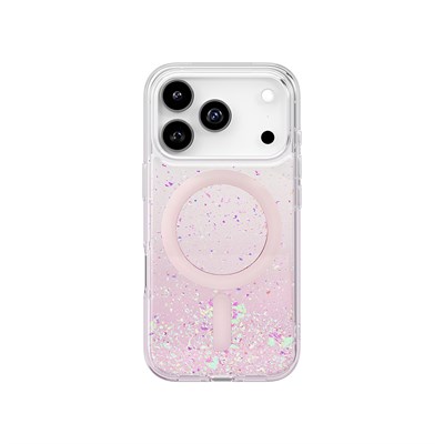 Apple iPhone 17 Pro Kılıf M-safe Şarj Özellikli Hologram Parçalı Coehl Rosara Kapak