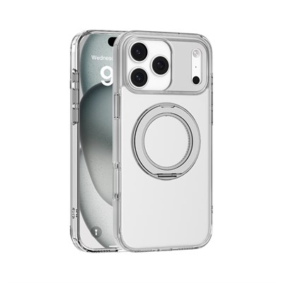 Apple iPhone 17 Pro Kılıf M-safe Şarj Özellikli Standlı Airbag Tasarımlı Mutural Fresh Serisi Kapak