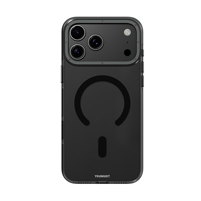 Apple iPhone 17 Pro Kılıf M-safe Şarj Özellikli Şeffaf Youngkit Crystal Shield Serisi Kapak