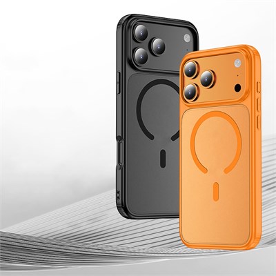 Apple iPhone 17 Pro Kılıf M-safe Şarj Özellikli Aramid Fiber Pitaka İnternazionale Milano Serisi Kapak