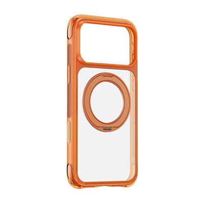 Apple iPhone 17 Pro Kılıf Wiwu AG-203 AeroGuard Ultra Serisi M-safe Şarj Özellikli Airbag Tasarımlı Standlı Kapak