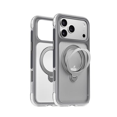 Apple iPhone 17 Pro Kılıf Wiwu AS-203 AeroShield Ultra Serisi M-safe Şarj Özellikli Airbag Tasarımlı Standlı Kapak