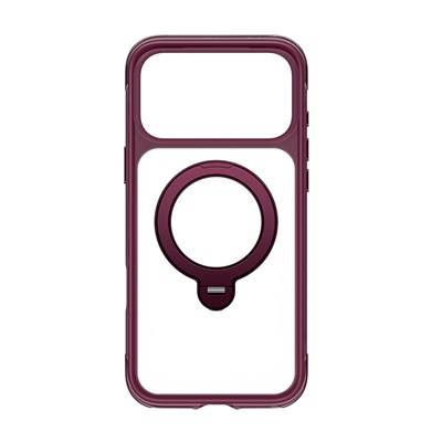 Apple iPhone 17 Pro Kılıf Wiwu AS-203 AeroShield Ultra Serisi M-safe Şarj Özellikli Airbag Tasarımlı Standlı Kapak