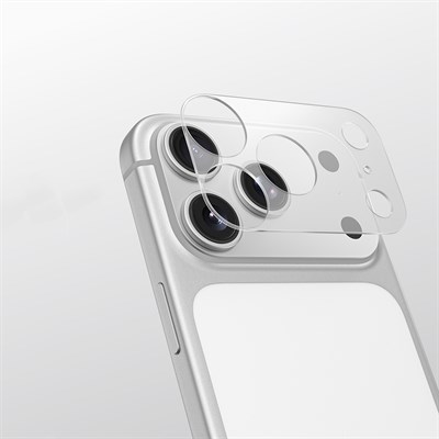 Apple iPhone 17 Pro Max Amazingthing Parmak İzi Bırakmayan Kamera Lens Çerçeve Koruyucu