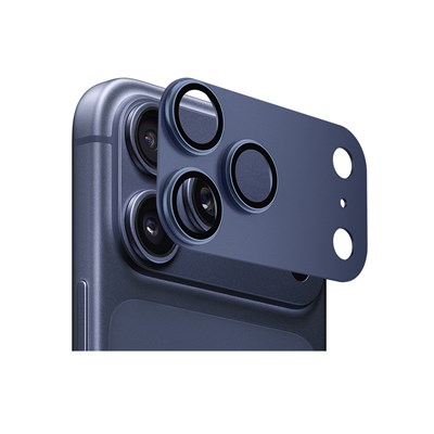 Apple iPhone 17 Pro Max Go Des FC007 Titanyum Serisi Anti Reflective Kamera Lens Koruyucu