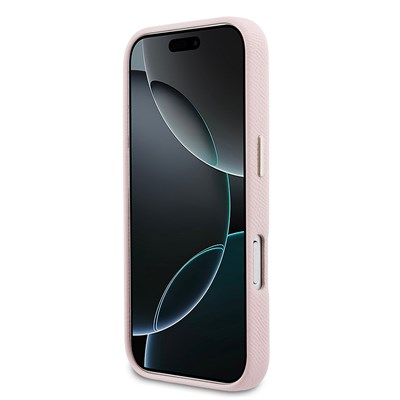 Apple iPhone 17 Pro Max Kılıf Guess Orjinal Lisanslı 4G Büyük Metal Kamera Çerçeveli PU Deri Resin Kapak