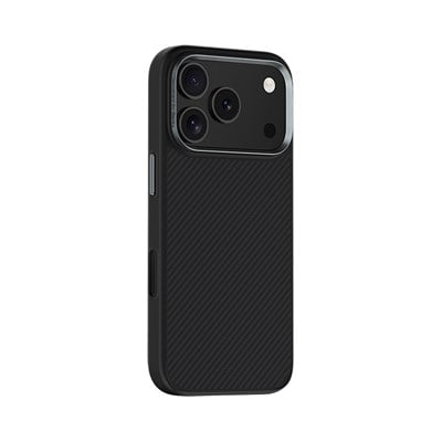 Apple iPhone 17 Pro Max Kılıf Karbon Fiber M-safe Şarj Özellikli Benks Hybrid ArmorPro 600D Kevlar Kapak