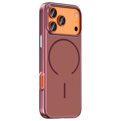 Apple iPhone 17 Pro Max Kılıf M-Safe Şarj Özellikli Zore Lora PC Kapak