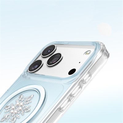 Apple iPhone 17 Pro Max Kılıf M-Safe Şarj Özellikli Zore Paris Mova Sert PC Kapak