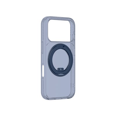 Apple iPhone 17 Pro Max Kılıf M-Safe Şarj Özellikli Airbag Tasarımlı Standlı AmazingThing Titan Pro MagSpin Kapak