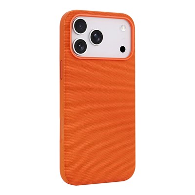 Apple iPhone 17 Pro Max Kılıf M-Safe Şarj Özellikli Kumaş Tasarımlı Zore Miami Sert PC Kapak
