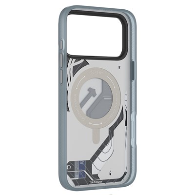 Apple iPhone 17 Pro Max Kılıf M-safe Şarj Özellikli Aramid Fiber Wiwu Defense Ultra Serisi DCC-205 Kapak