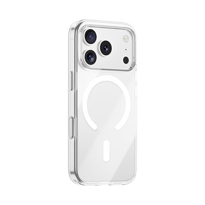 Apple iPhone 17 Pro Max Kılıf M-safe Şarj Özellikli Benks ​​​​​​Crystal Serisi Şeffaf Kapak