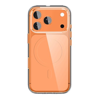 Apple iPhone 17 Pro Max Kılıf M-safe Şarj Özellikli Şeffaf Tasarımlı Wlons Apel Kapak