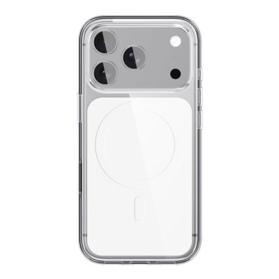 Apple iPhone 17 Pro Max Kılıf M-safe Şarj Özellikli Şeffaf Tasarımlı Wlons Apel Kapak