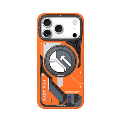 Apple iPhone 17 Pro Max Kılıf M-safe Şarj Özellikli Youngkit Starship Serisi Kapak