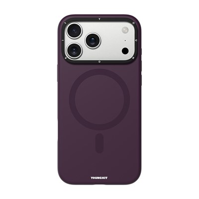 Apple iPhone 17 Pro Max Kılıf M-safe Şarj Özellikli Kamera Standlı Youngkit Bitty Cream Kapak
