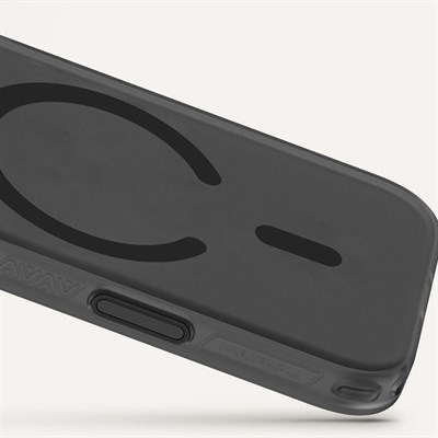 Apple iPhone 17 Pro Max Kılıf M-safe Şarj Özellikli Pitaka Aramid Pro Guard Serisi Black-Gray Kapak