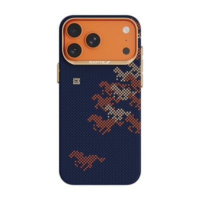 Apple iPhone 17 Pro Max Kılıf M-safe Şarj Özellikli Raptic Aramid Skin Chivalry Serisi Kapak