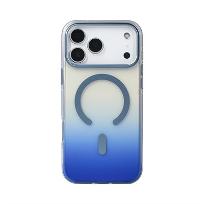Apple iPhone 17 Pro Max Kılıf M-safe Şarj Özellikli Transparan Renk Geçişli Zore Toros Kapak