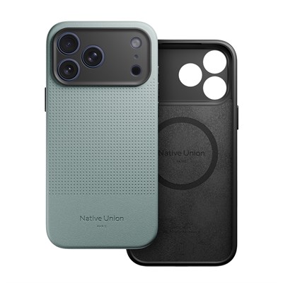 Apple iPhone 17 Pro Max Kılıf M-safe Şarj Özellikli Deri Dokulu Native Union 2025 Active Serisi Kapak
