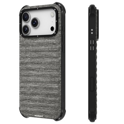 Apple iPhone 17 Pro Max Kılıf M-safe Şarj Özellikli Youngkit Canvas Serisi Kapak