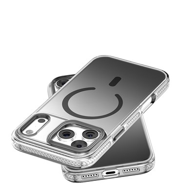 Apple iPhone 17 Pro Max Kılıf M-safe Şarj Özellikli Sararmaya Karşı Dayanıklı Mutural Icesense Serisi Kapak