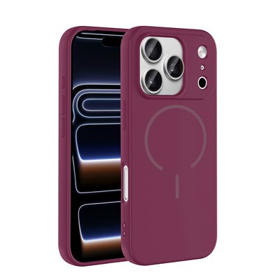 Apple iPhone 17 Pro Max Kılıf M-safe Şarj Özellikli Zore Meta Kapak