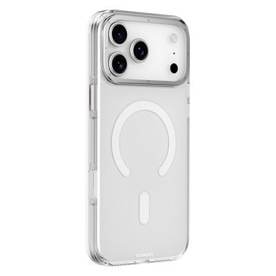 Apple iPhone 17 Pro Max Kılıf M-safe Şarj Özellikli Şeffaf Youngkit Crystal Shield Serisi Kapak
