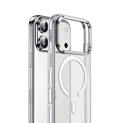 Apple iPhone 17 Pro Max Kılıf M-safe Şarj Özellikli Wlons Standlı Efsane Kapak