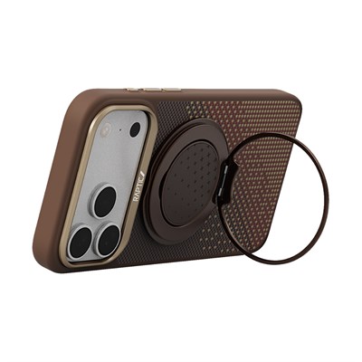 Apple iPhone 17 Pro Max Kılıf Raptic 2in1 Bundle Kit Aramid Skin Serenity Serisi Stand ve Kapak