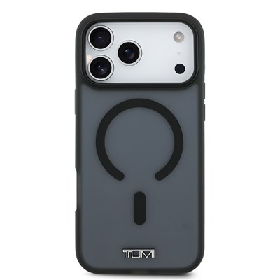 Apple iPhone 17 Pro Max Kılıf TUMI Orjinal Lisanslı M-safe Şarj Özellikli Buzlu Transparan Kapak