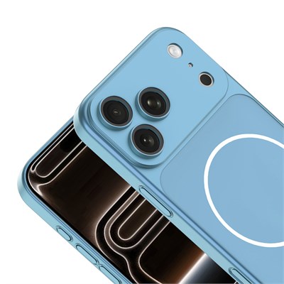 Apple iPhone 17 Pro Max Kılıf Zore M-Safe Şarj Özellikli Kamera Korumalı Spark Kapak