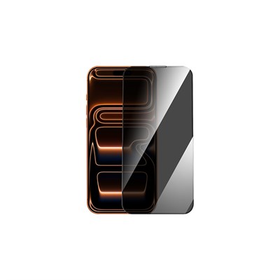 Apple iPhone 17 Pro Max Wiwu GT-015 Özellikli Çok Katmanlı Temperli iPrivacy Cam Ekran Koruyucu 10lu Paket