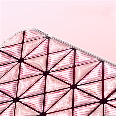 Apple iPhone 18 Pro Kılıf 3D Buz Blok Desenli Zore Paris Kairo TPU Kapak
