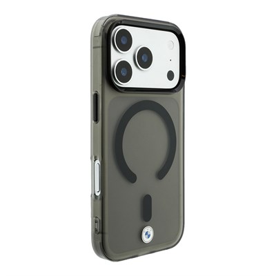 Apple iPhone 18 Pro Kılıf BMW Orjinal Lisanslı M-safe Şarj Özellikli Metal Logolu Buzlu IML Baskılı Kapak