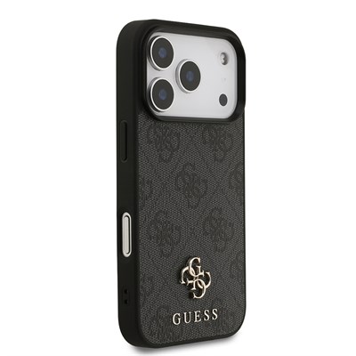 Apple iPhone 18 Pro Kılıf Guess Orjinal Lisanslı M-safe Şarj Özellikli Small 4G Classic Kapak