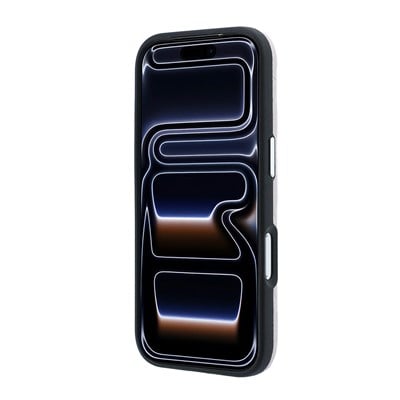 Apple iPhone 18 Pro Kılıf Karl Lagerfeld Orjinal Lisanslı M-safe Şarj Özellikli KL Yazılı Hot Stamp Kapak