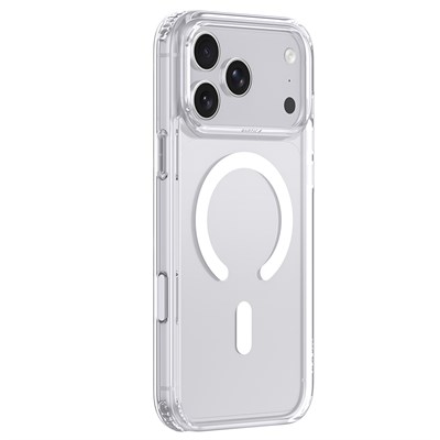 Apple iPhone 18 Pro Kılıf M-Safe Şarj Özellikli Raptic Air Clear Serisi Airbagli Kapak