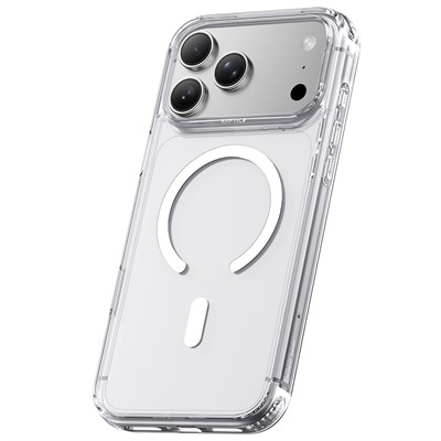 Apple iPhone 18 Pro Kılıf M-Safe Şarj Özellikli Raptic Air Clear Serisi Airbagli Kapak